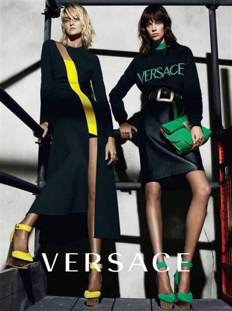 karlie caroline versace campaign|Karlie Kloss, Lexi Boling and Caroline Trentini for Versace.